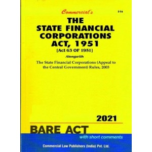 Commercial's The State Financial Corporations Act, 1951 Bare Act